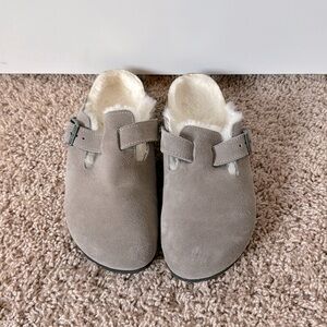 Shearling Birkenstocks